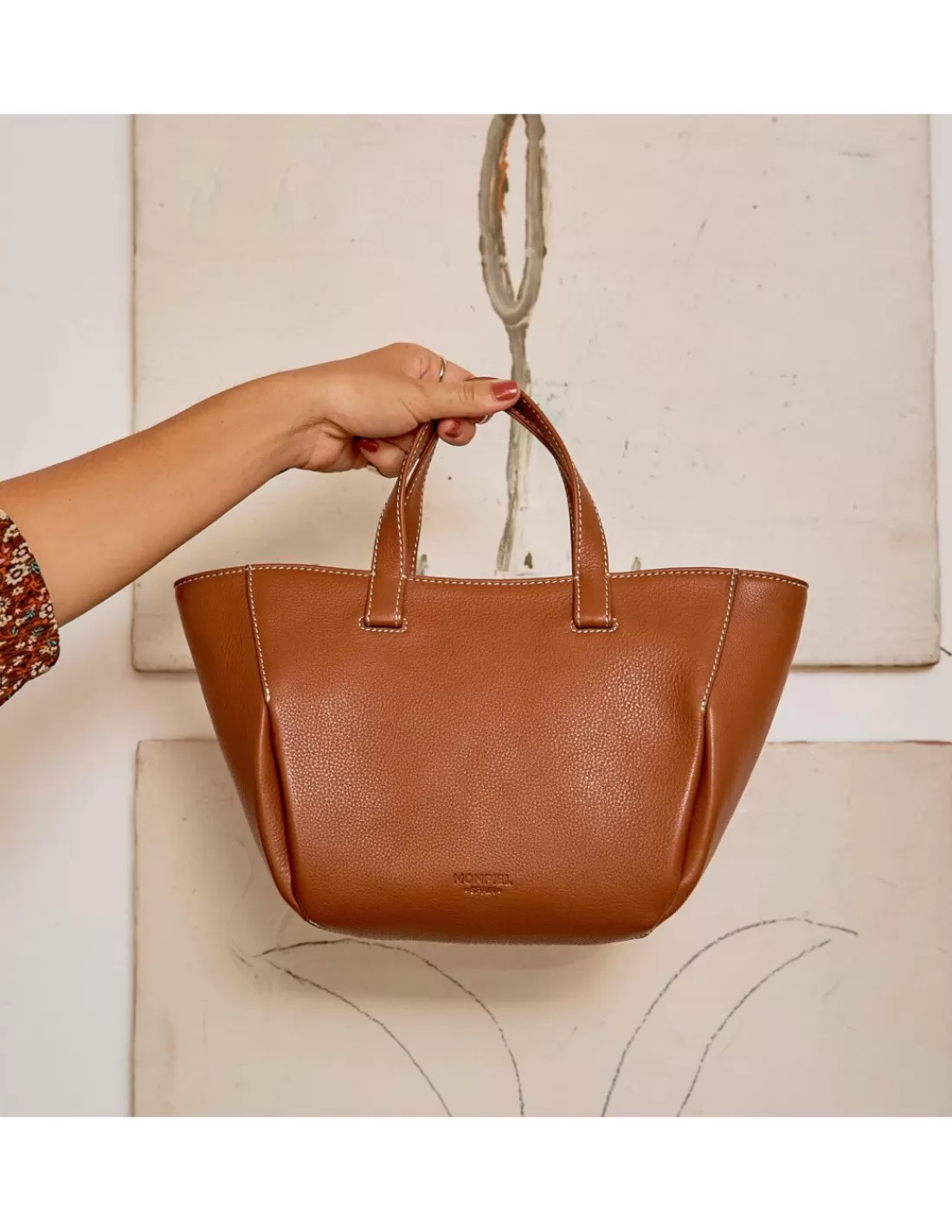 Mujer MONPIEL Outlet Mujer | Bolsos Piel Mujer*Bolso Canasto Piel Mini