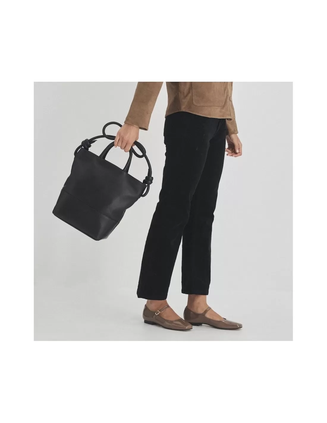 Mujer MONPIEL Bolsos De Piel Grandes | Bolsos Piel Mujer*Bolso Hobo Grande Nudos