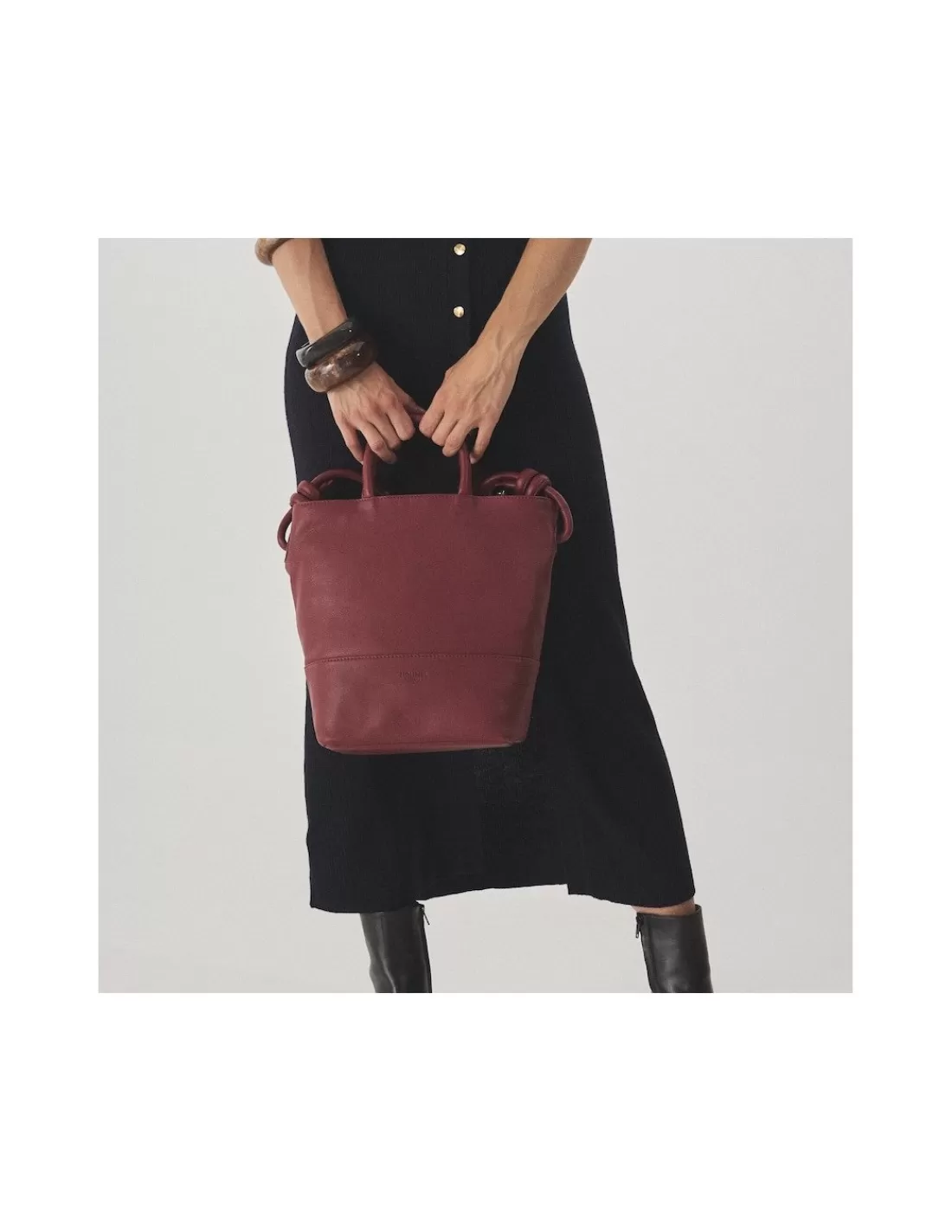 Mujer MONPIEL Bolsos De Piel Grandes | Bolsos Piel Mujer*Bolso Hobo Grande Nudos