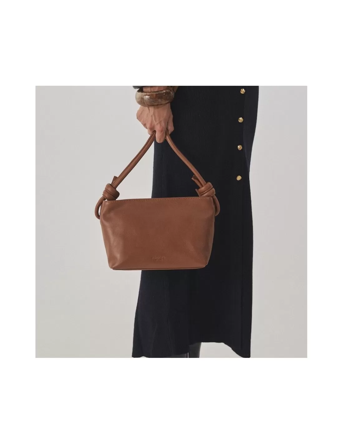 Mujer MONPIEL Bolsos De Piel Medianos | Bolsos Piel Mujer*Bolso Nudos Pequeno