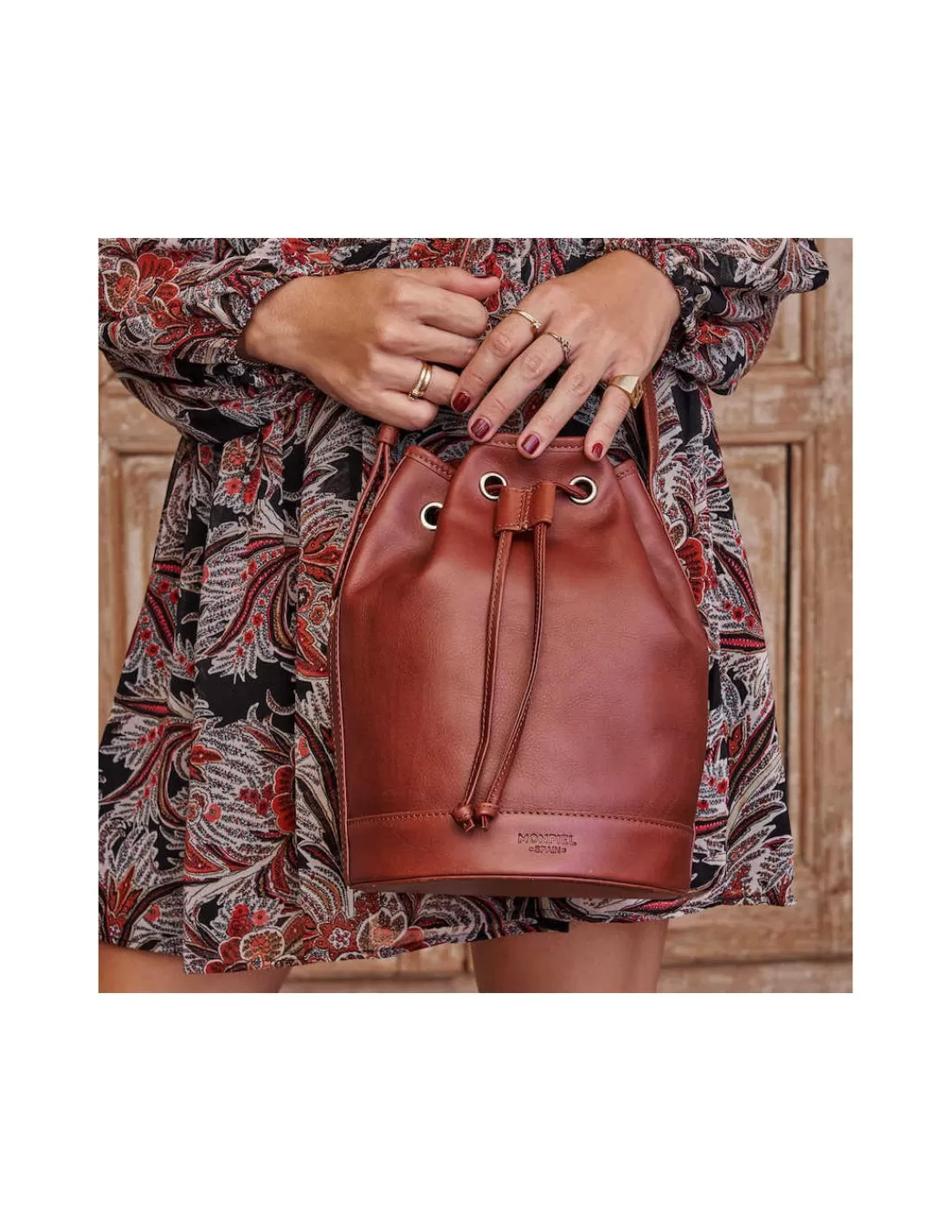 Mujer MONPIEL Bolsos Piel Mujer | Bolsos De Piel Grandes*Bolso Saco Bombonera Grande