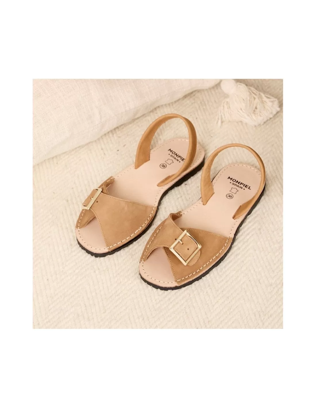 Mujer MONPIEL Outlet Mujer | Sandalias Piel Mujer*Sandalia Menorquina Hebilla